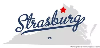 Map of Strasburg VA